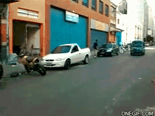 인사하는 봉고차.gif
