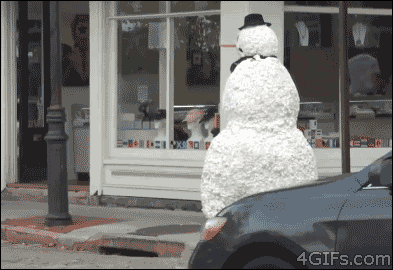 눈사람이움직여요.gif
