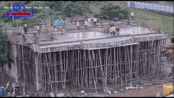 건설현장 붕괴사고.gif